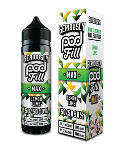 Seriously Pod Fill Max Lemon Lime E-liquid Shortfill