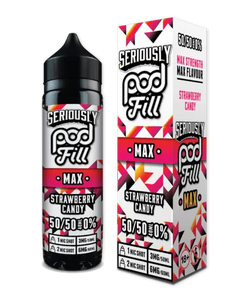 Seriously Pod Fill Max Strawberry Candy E-liquid Shortfill