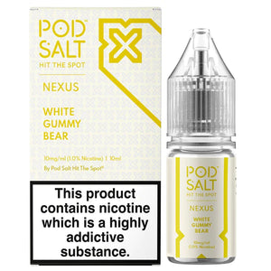 White Gummy Bear 10ml Nicotine Salt E-Liquid