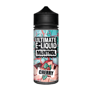 Cherry by Ultimate E-Liquid Menthol 100ml Shortfill