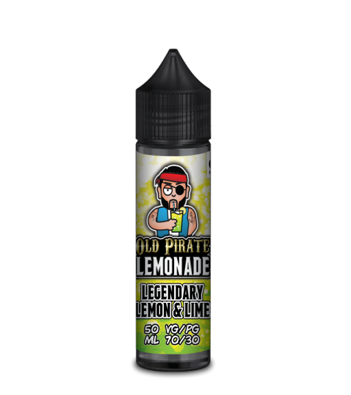 Legendary Lemon & Lime E Liquid by Old Pirate 60ml
