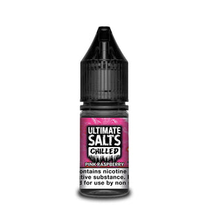 Ultimate Salts Chilled – Pink Raspberry. Devour the taste of freshly picked pink raspberries with a frosty finish.