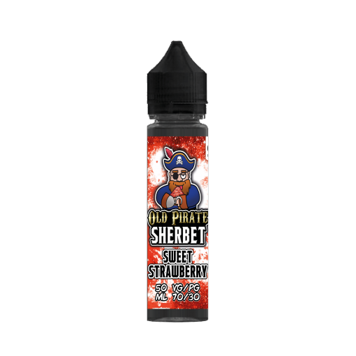 Sweet Strawberry Sherbet E Liquid by Old Pirate 60ml 