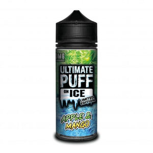 Ultimate Puff On Ice Limited Edition – Apple & Mango – Frozen sweet apple and juicy mango. A super refreshing vape. Available in 0mg and 3mg.