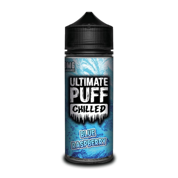Ultimate Puff Chilled – Blue Raspberry Ultimate Puff Chilled Blue Raspberry. A perfect blue raspberry vape with a cool and crisp bite.