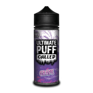 Ultimate Puff Chilled – Grape Ultimate Puff Chilled – Grape. A sweet and juicy grape flavour with a wickedly icy and refreshing after taste.